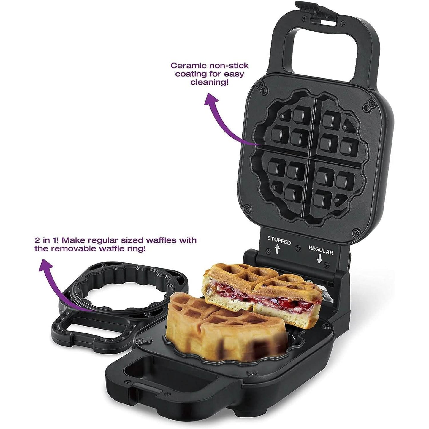 Salton Stuffed Belgian Waffle Maker DailySale