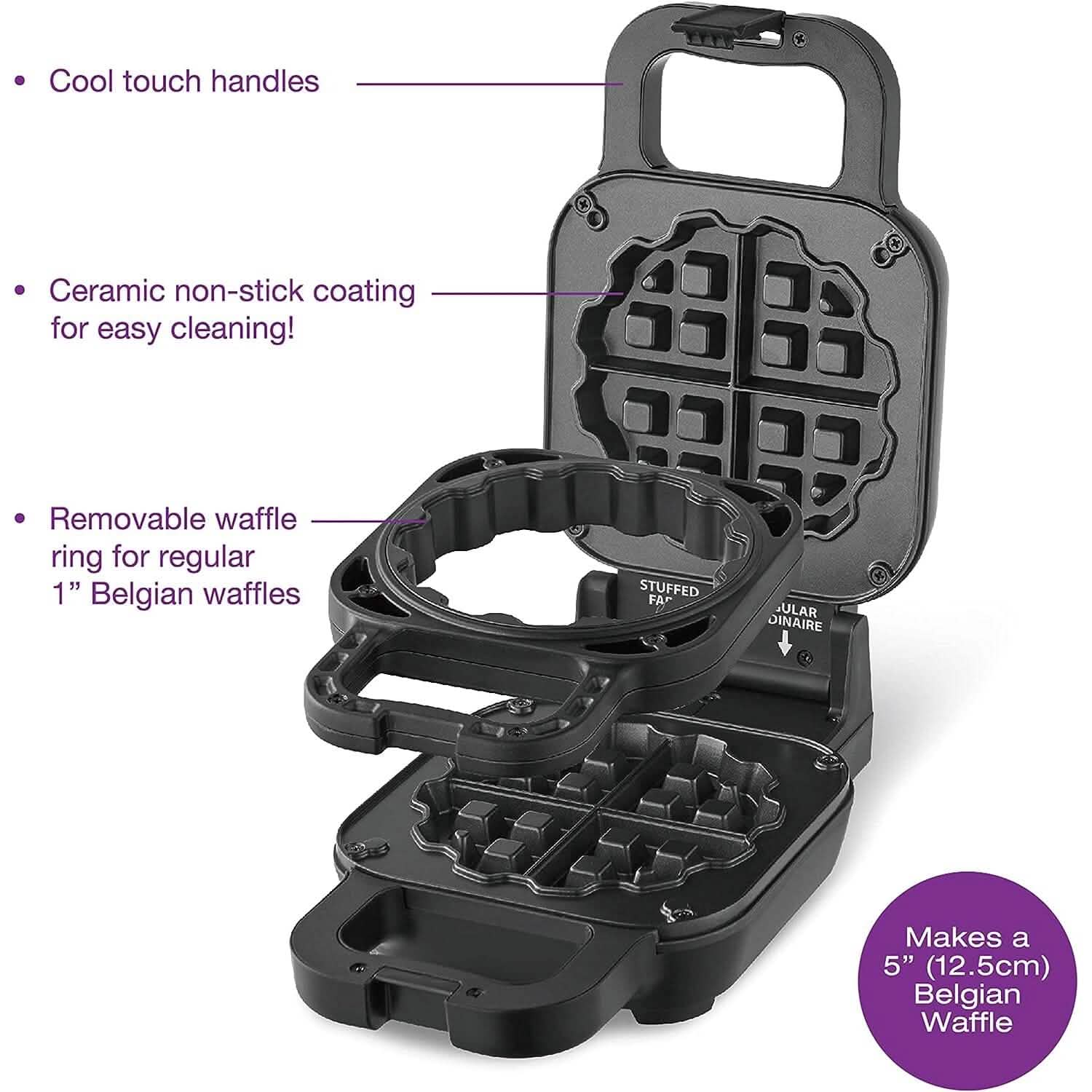 Salton Stuffed Belgian Waffle Maker DailySale