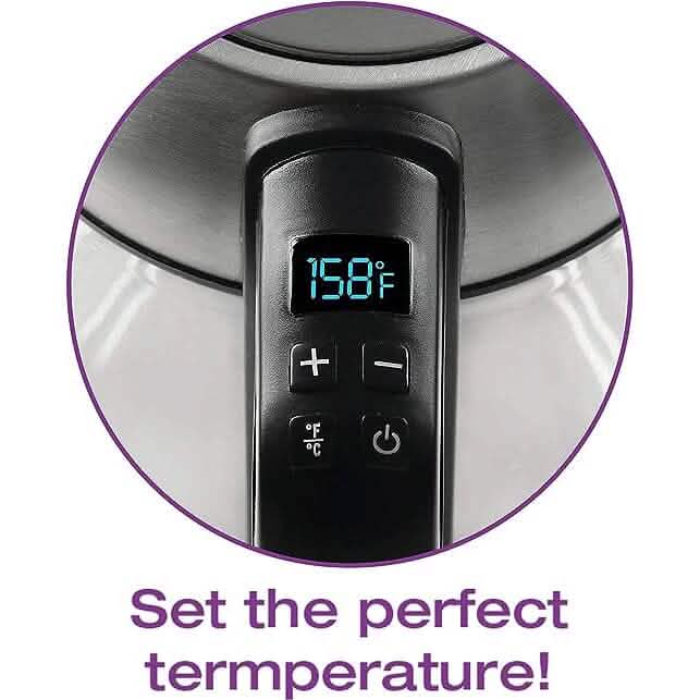 Salton Temperature Control Kettle & Tea Steeper 1.7 L/Qt DailySale