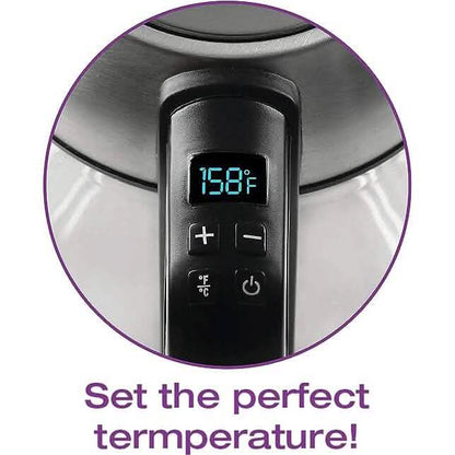 Salton Temperature Control Kettle & Tea Steeper 1.7 L/Qt DailySale