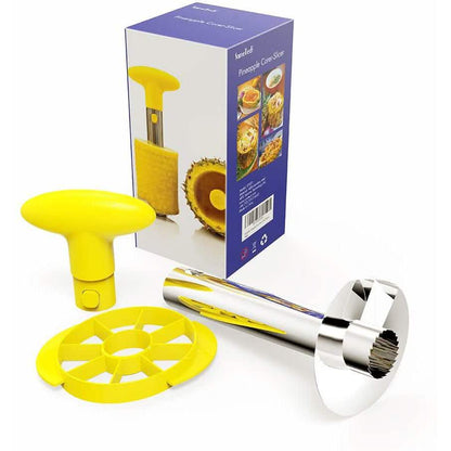 SameTech Easy Kitchen Tool Stainless Steel Fruit Pineapple Peeler Corer Slicer Cutter DailySale