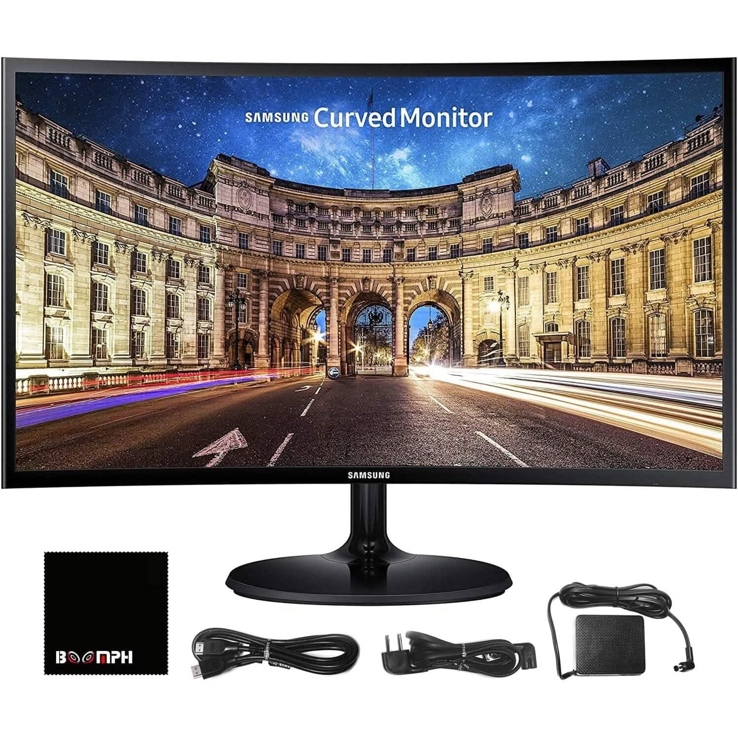 Samsung CF390 27" 16:9 Curved LCD FHD 1920x1080 Curved Desktop Black Monitor  (Refurbished) DailySale