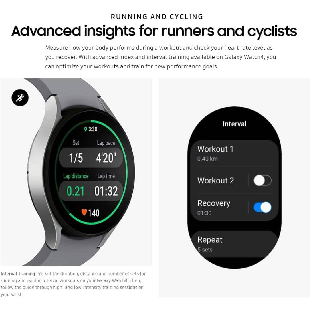 Samsung Electronics Galaxy Watch 4 Classic 46mm Smartwatch with ECG Monitor Tracker (Refurbished) DailySale