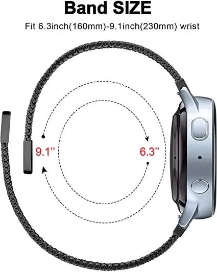 Samsung Galaxy 8 And 8 Classic Milanese Metal Band - Premium BandsCo Straps
