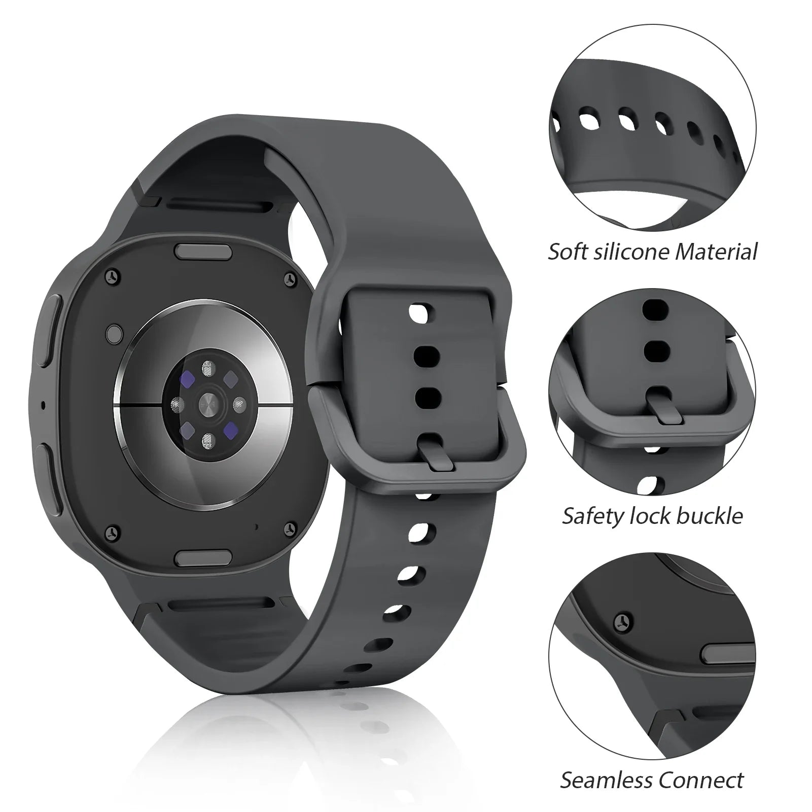 Samsung Galaxy 8 and Galaxy 8 Classic Silicone Band - Soft BandsCo Straps