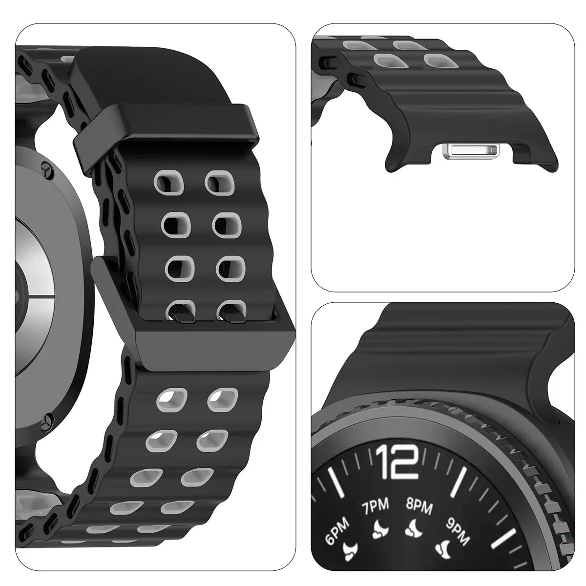 Samsung Galaxy 8 Galaxy 8 Classic Silicone Band - Waterproof BandsCo Straps