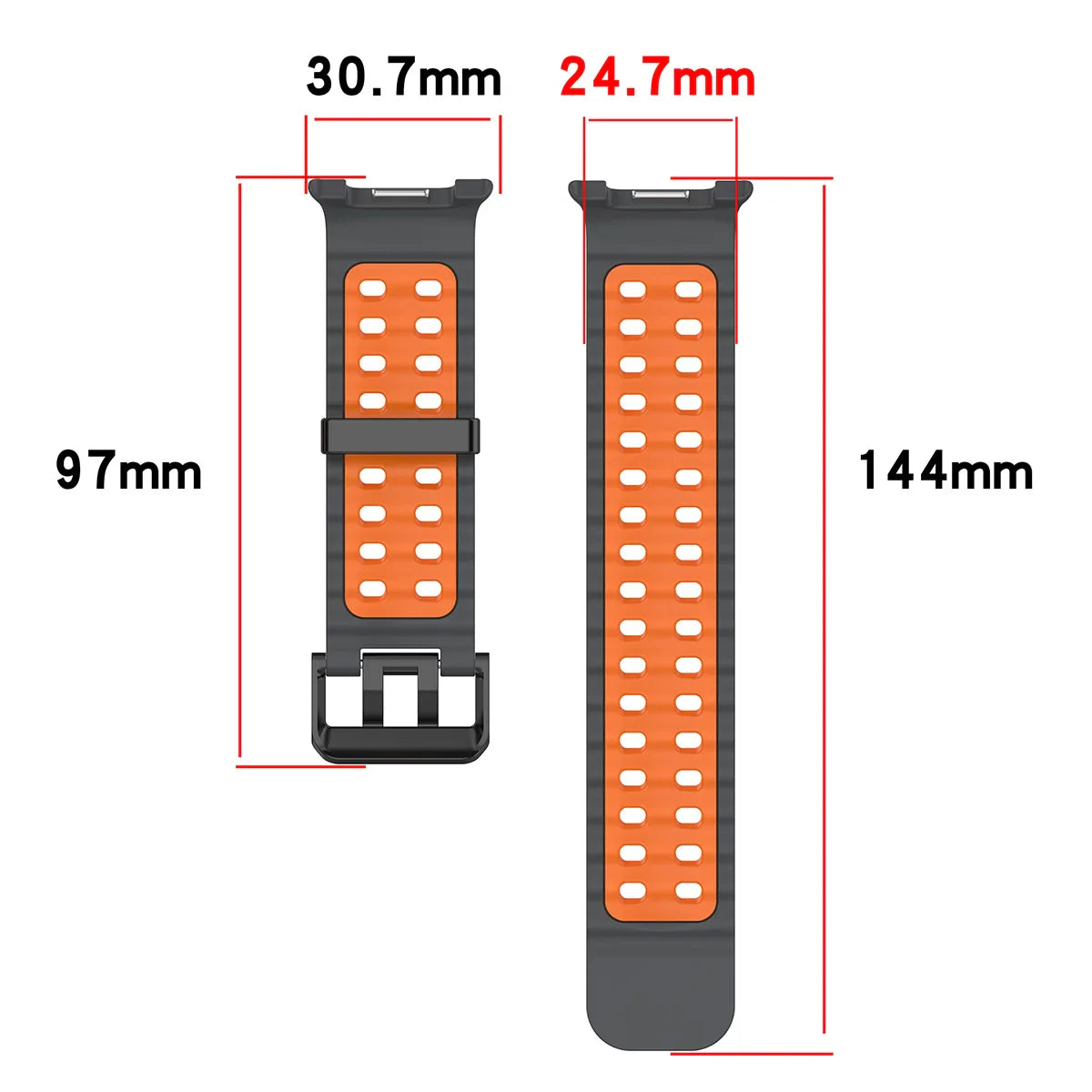 Samsung Galaxy 8 Galaxy 8 Classic Silicone Band - Waterproof BandsCo Straps