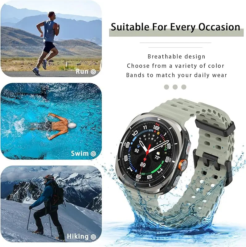 Galaxy 8 Galaxy 8 Classic Silicone Band - Soft Waterproof BandsCo Straps