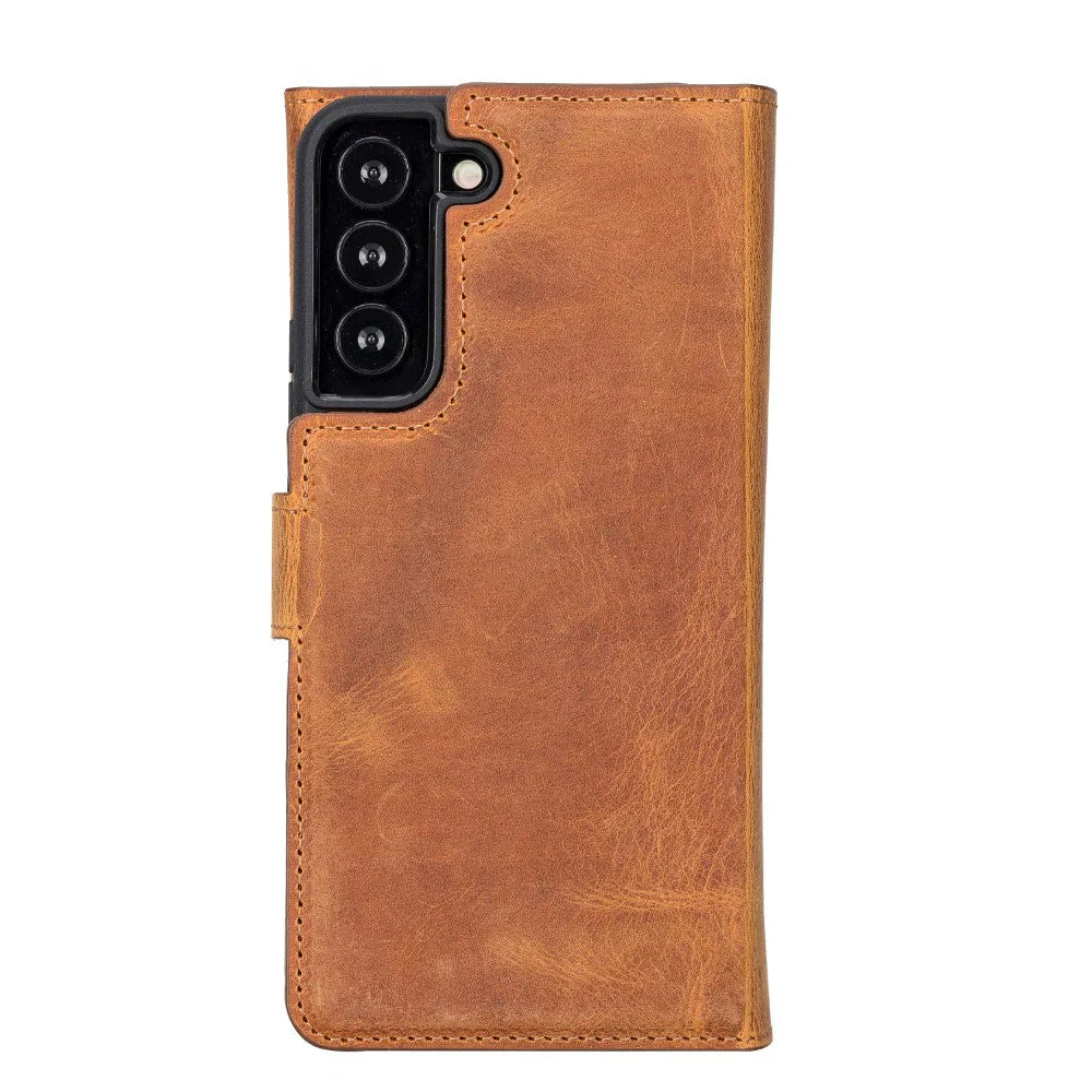 Samsung Galaxy S22 Plus Leather Wallet Case Detachable RFID – Santa Mizuri Leather
