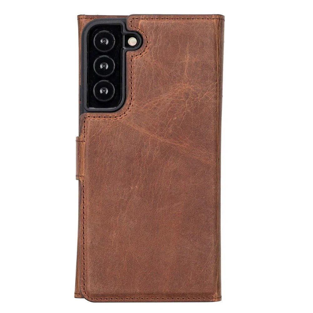 Samsung Galaxy S22 Plus Leather Wallet Case Detachable RFID – Santa Mizuri Leather