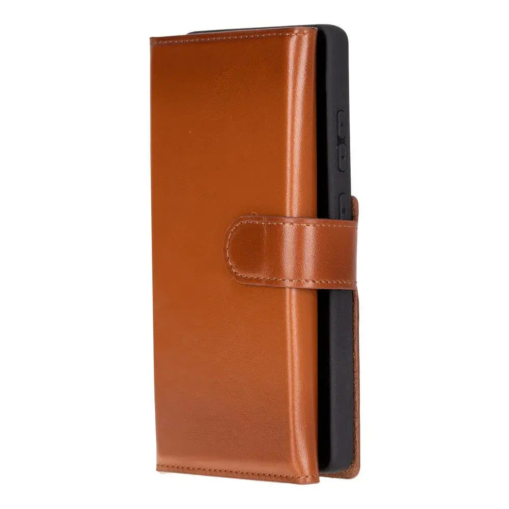 Samsung Galaxy S25 Ultra Leather Wallet Case Detachable RFID – Santa Mizuri Leather