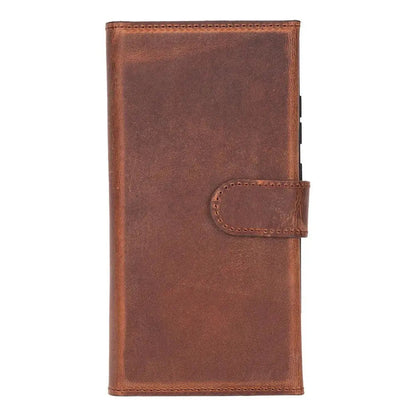 Samsung Galaxy S25 Ultra Leather Wallet Case Detachable RFID – Santa Mizuri Leather