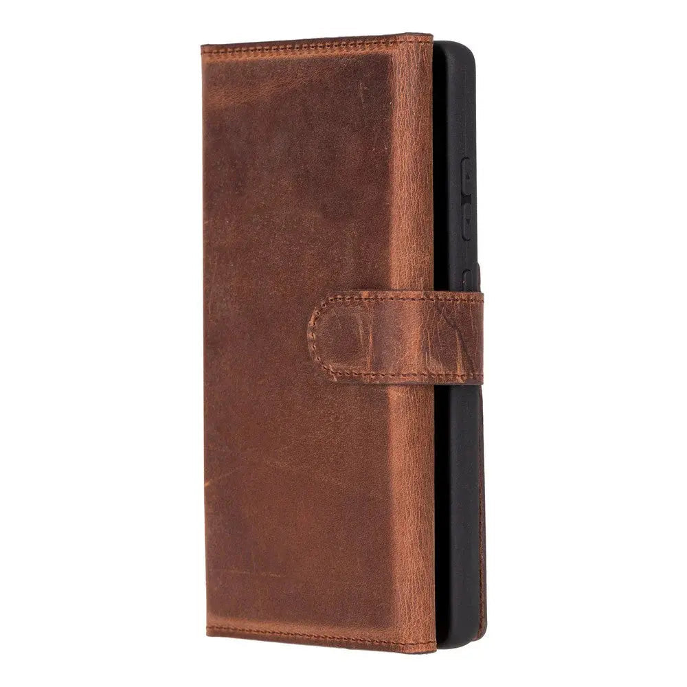 Samsung Galaxy S25 Ultra Leather Wallet Case Detachable RFID – Santa Mizuri Leather