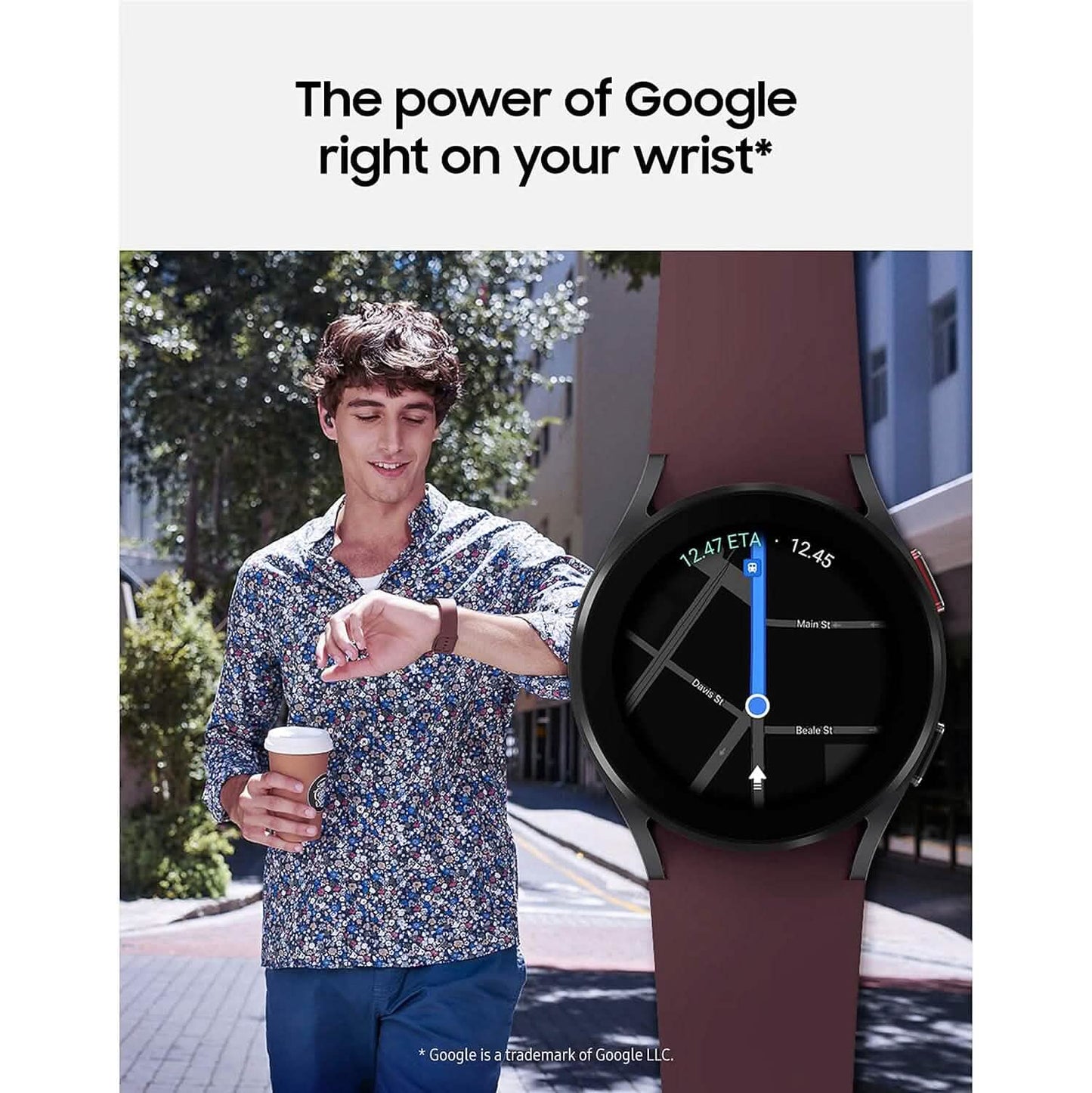 Samsung Galaxy Watch 4 40mm Smartwatch LTE US Version Pink Gold (Refurbished) DailySale