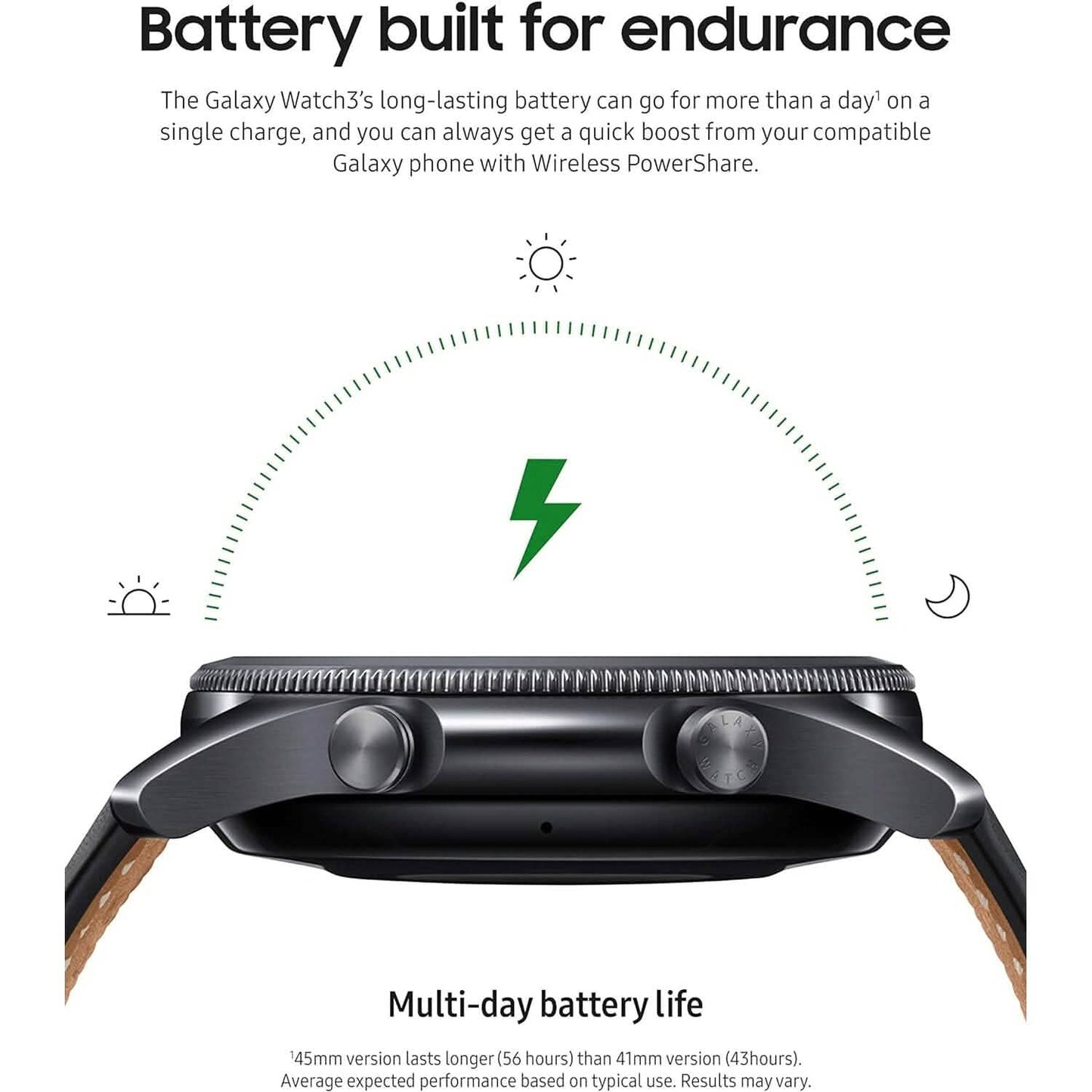 Samsung - Galaxy Watch3 Smartwatch 45mm Stainless LTE - Mystic Black DailySale