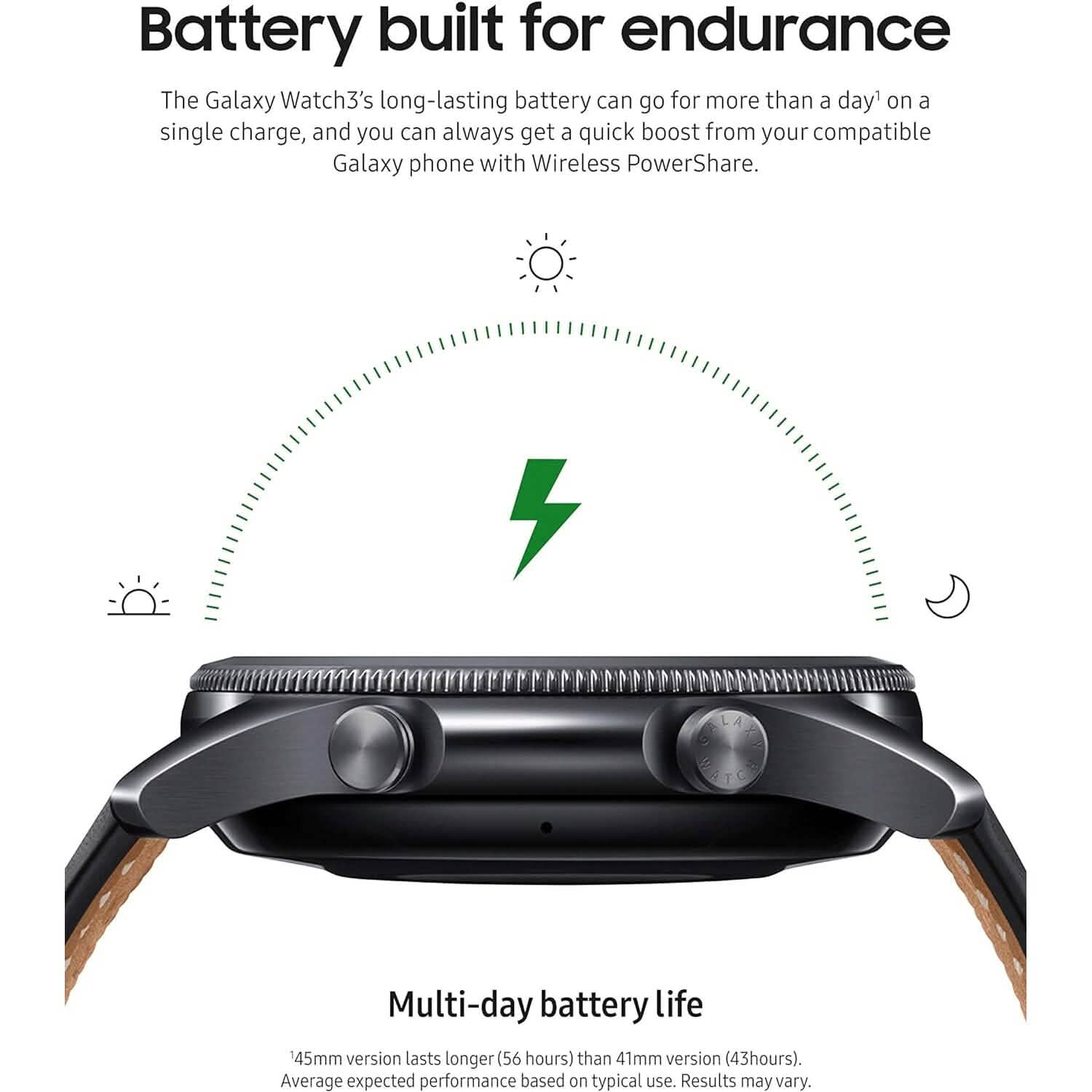 Samsung - Galaxy Watch3 Smartwatch 45mm Stainless LTE - Mystic Black DailySale