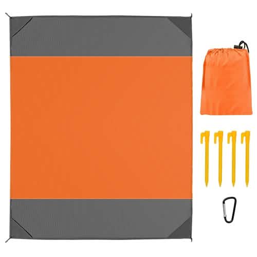 Sand Proof Picnic Blanket with 4 Anchors DailySale