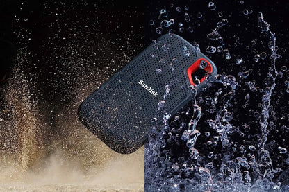 SanDisk 1TB Extreme Portable External SSD - Up to 550MB/s USB-C, USB 3.1 (Refurbished) DailySale