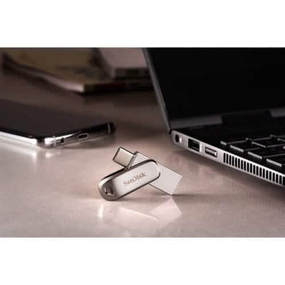 SanDisk 512GB Ultra Dual Drive Luxe USB 3.1 Flash Drive (USB Type-C / Type-A) (Refurbished) DailySale
