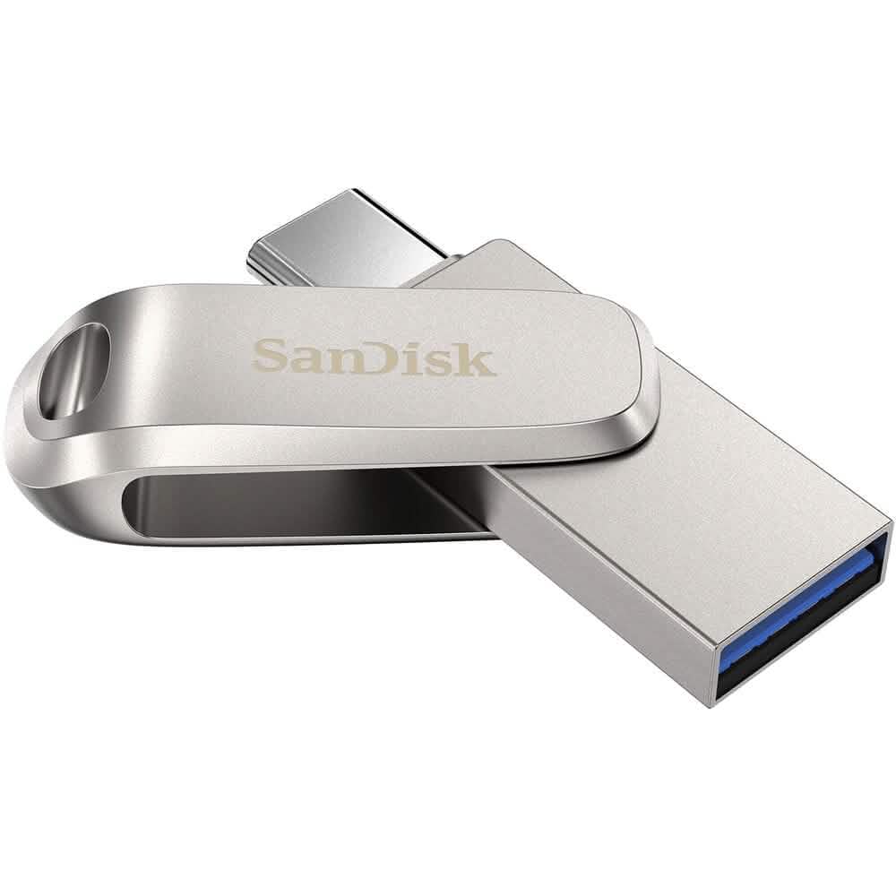 SanDisk 512GB Ultra Dual Drive Luxe USB 3.1 Flash Drive (USB Type-C / Type-A) (Refurbished) DailySale