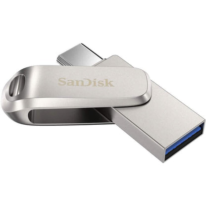 SanDisk 512GB Ultra Dual Drive Luxe USB 3.1 Flash Drive (USB Type-C / Type-A) (Refurbished) DailySale