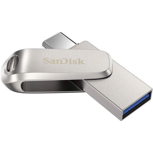 SanDisk 512GB Ultra Dual Drive Luxe USB 3.1 Flash Drive (USB Type-C / Type-A) (Refurbished) DailySale