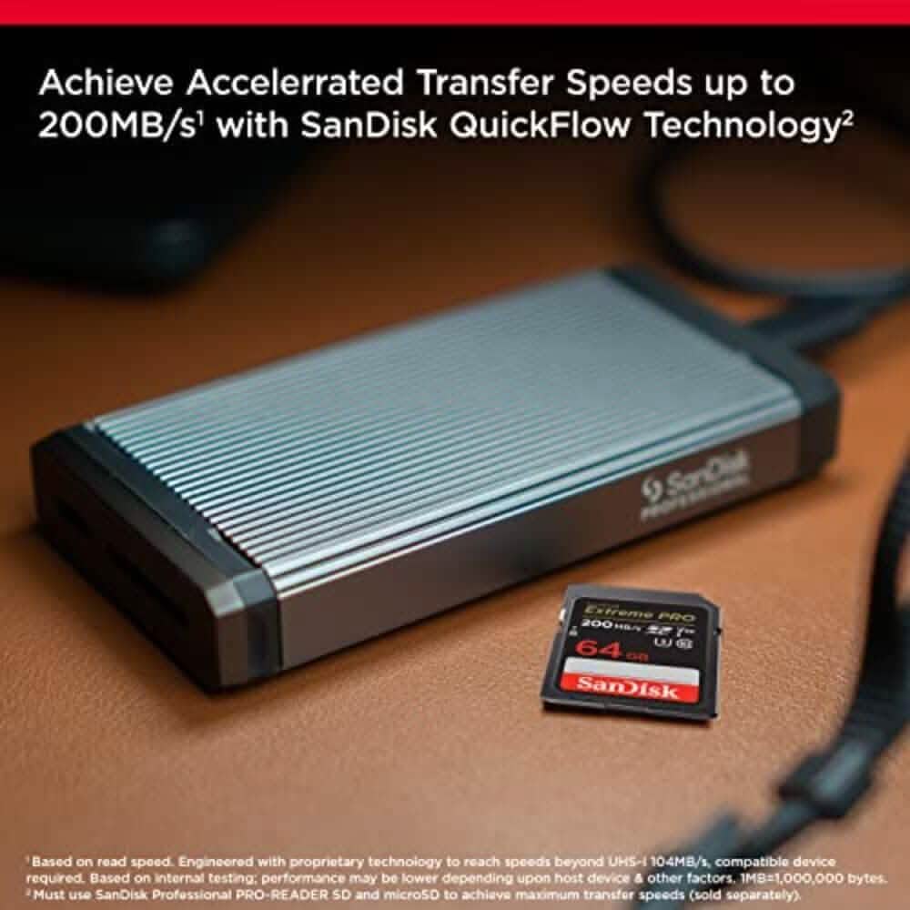 SanDisk 64GB Extreme PRO SDXC UHS-I Memory Card - C10, U3, V30, 4K UHD, SD Card - SDSDXXU-064G-GN4IN  (Refurbished) DailySale