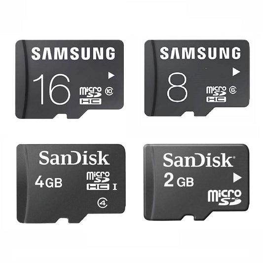 Sandisk or Samsung microSD Memory Card Adapter Included - Assorted Sizes DailySale