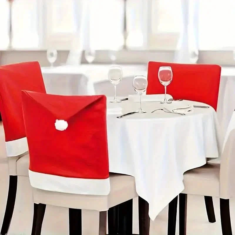 Santa Hats Dining Chair Covers Slipcover DailySale