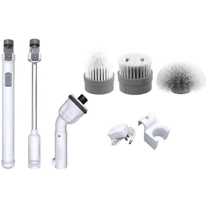 Scrubtastic Electric Power Shower Tile Scrubber - Rechargeable Cleaning Wand DailySale