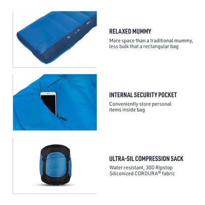 Sea to Summit Trek TKI 30 Degree Down Sleeping Bag TK1  - Reg DailySale