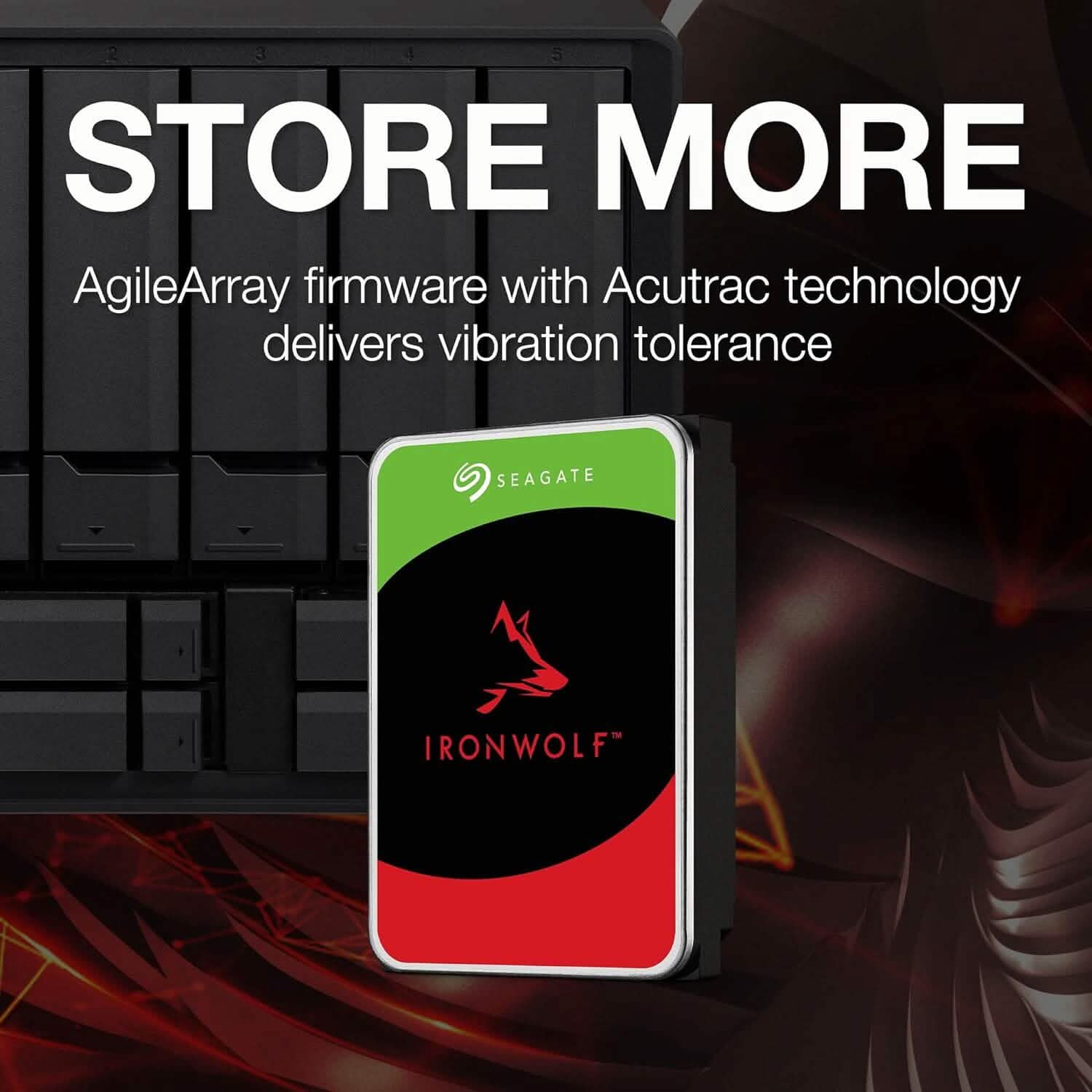 Seagate IronWolf 12TB NAS Internal Hard Drive HDD – 3.5 Inch SATA  (Refurbished) DailySale