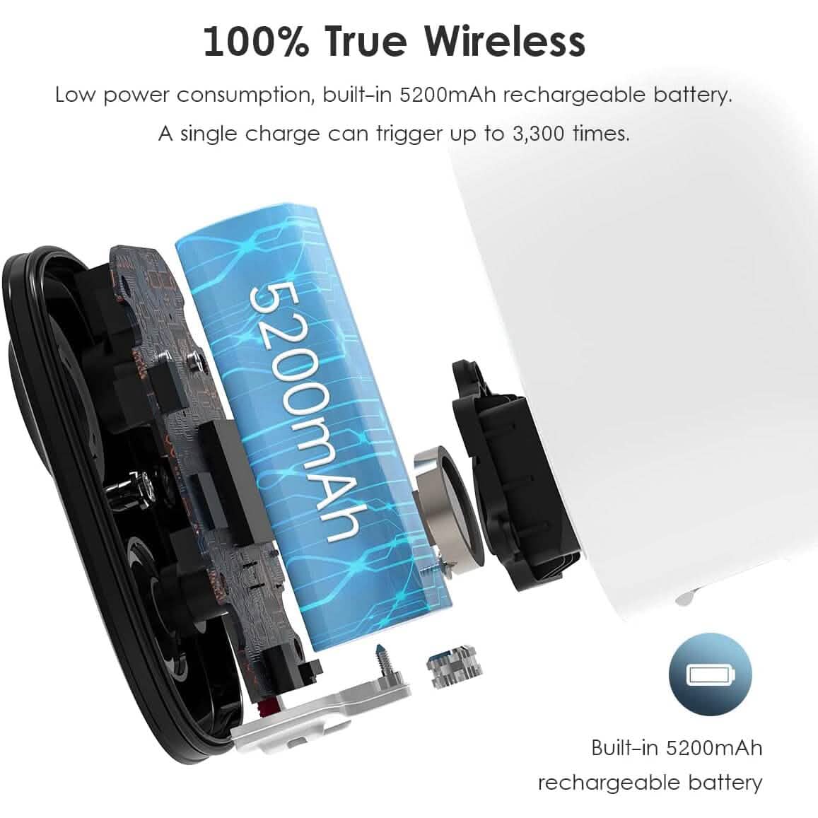 Security Camera Wireless Outdoor, 2-Way Talk Battery Powered Wi-Fi Camera  (Refurbished) DailySale