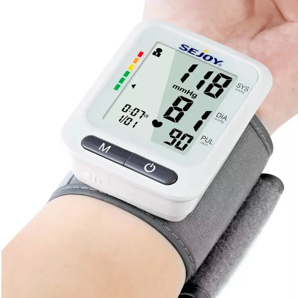 SEJOY Wrist Blood Pressure Monitor Automatic Digital Cuff Heart Rate BP Machine DailySale