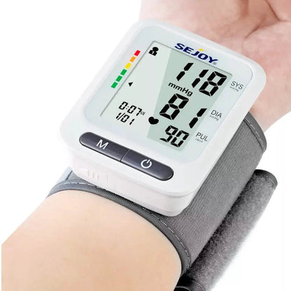 SEJOY Wrist Blood Pressure Monitor Automatic Digital Cuff Heart Rate BP Machine DailySale