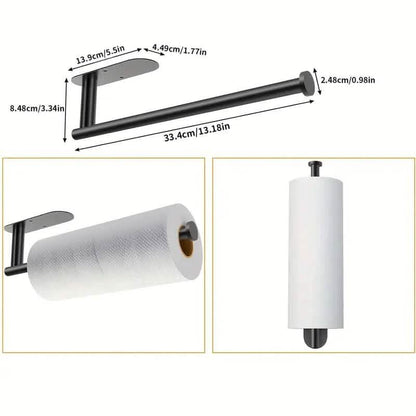 Self-Adhesive Under Cabinet Paper Towel Holder DailySale