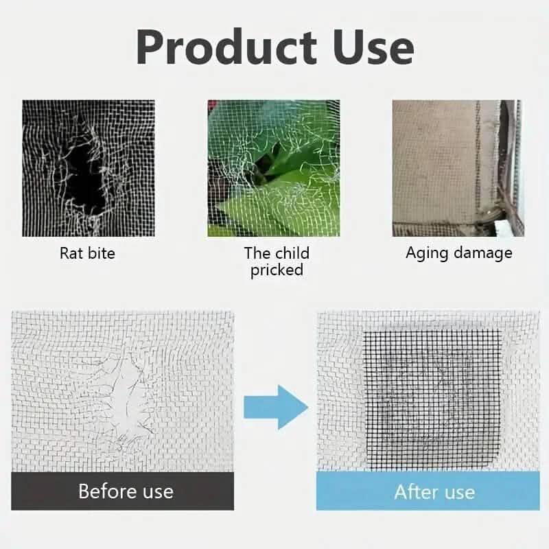 Self-Adhesive Window Screen Tape Mesh Repair Patch DailySale