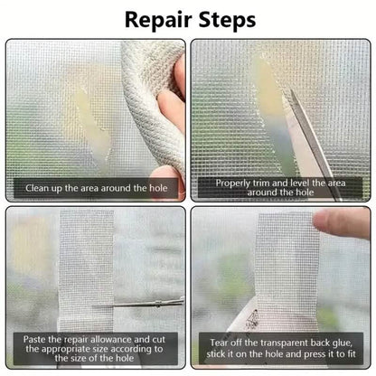 Self-Adhesive Window Screen Tape Mesh Repair Patch DailySale