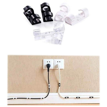 Self-Adhesive Wire Organizer Line Cable Plastic Clips DailySale