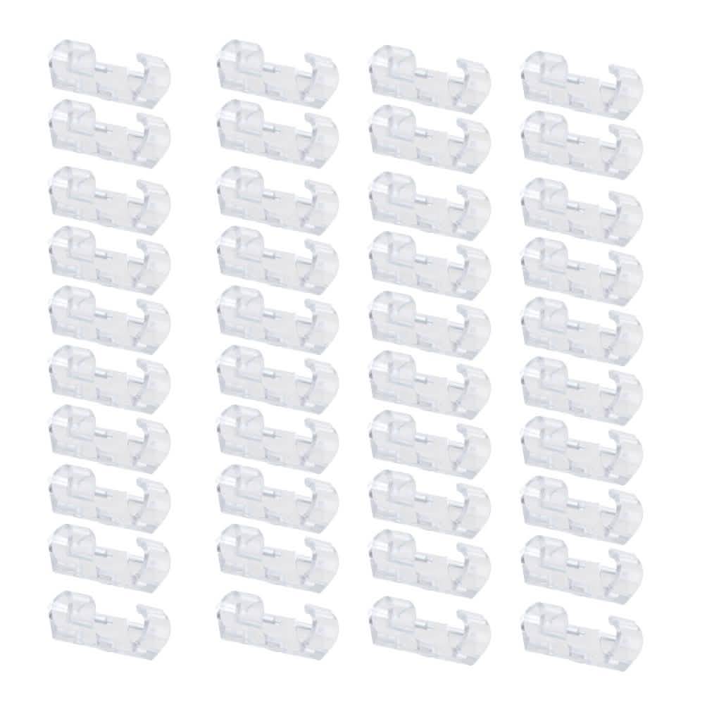 Self-Adhesive Wire Organizer Line Cable Plastic Clips DailySale