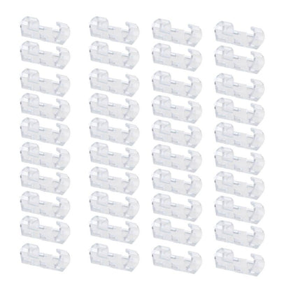 Self-Adhesive Wire Organizer Line Cable Plastic Clips DailySale
