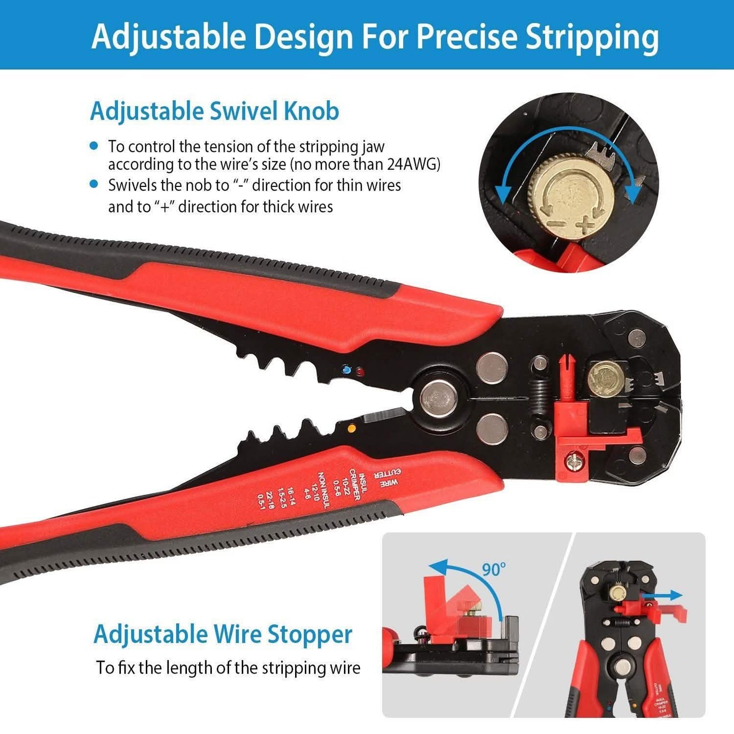 Self-Adjusting Multifunctional Wire Stripper DailySale