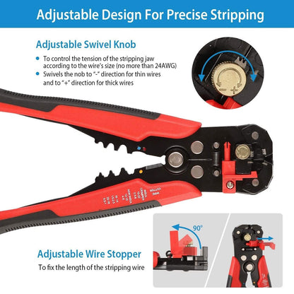 Self-Adjusting Multifunctional Wire Stripper DailySale