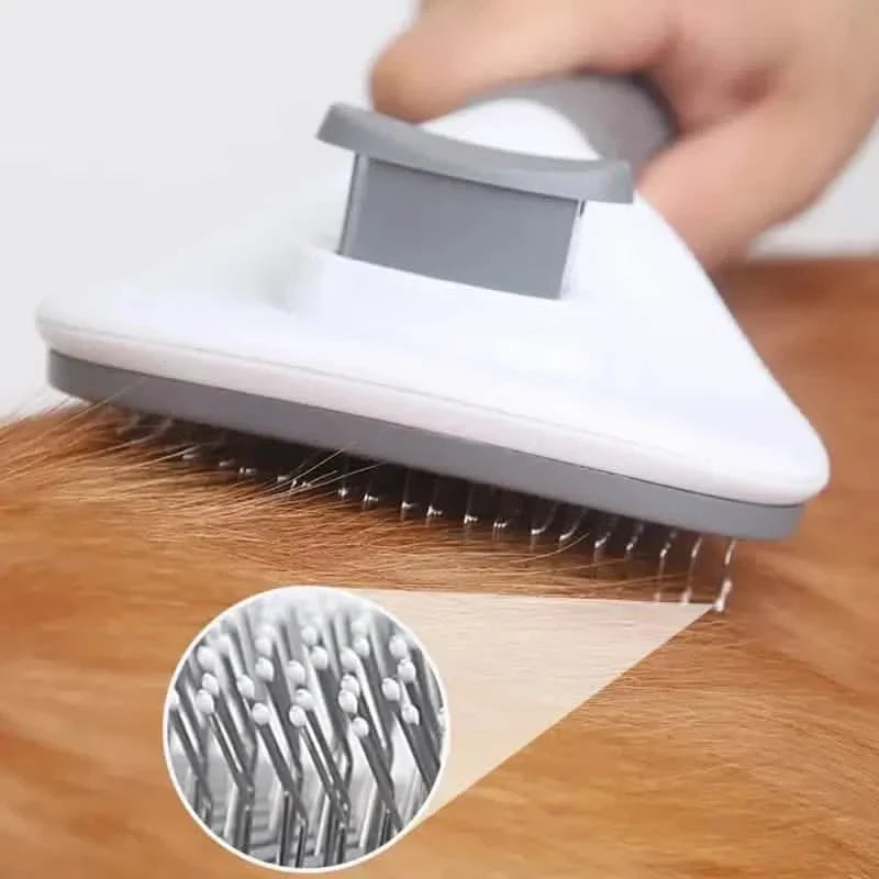 Self Cleaning Slicker Brush Suitable for Pets with Long or Short Hair DailySale