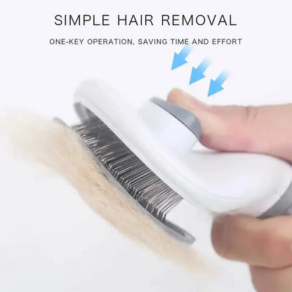 Self Cleaning Slicker Brush Suitable for Pets with Long or Short Hair DailySale