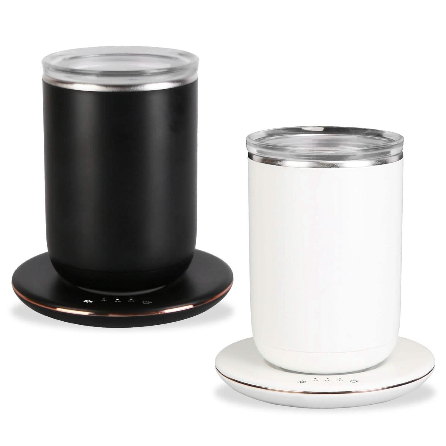Self Stirring Coffee Mug with Lid Temperature Control 3 Heat Settings DailySale
