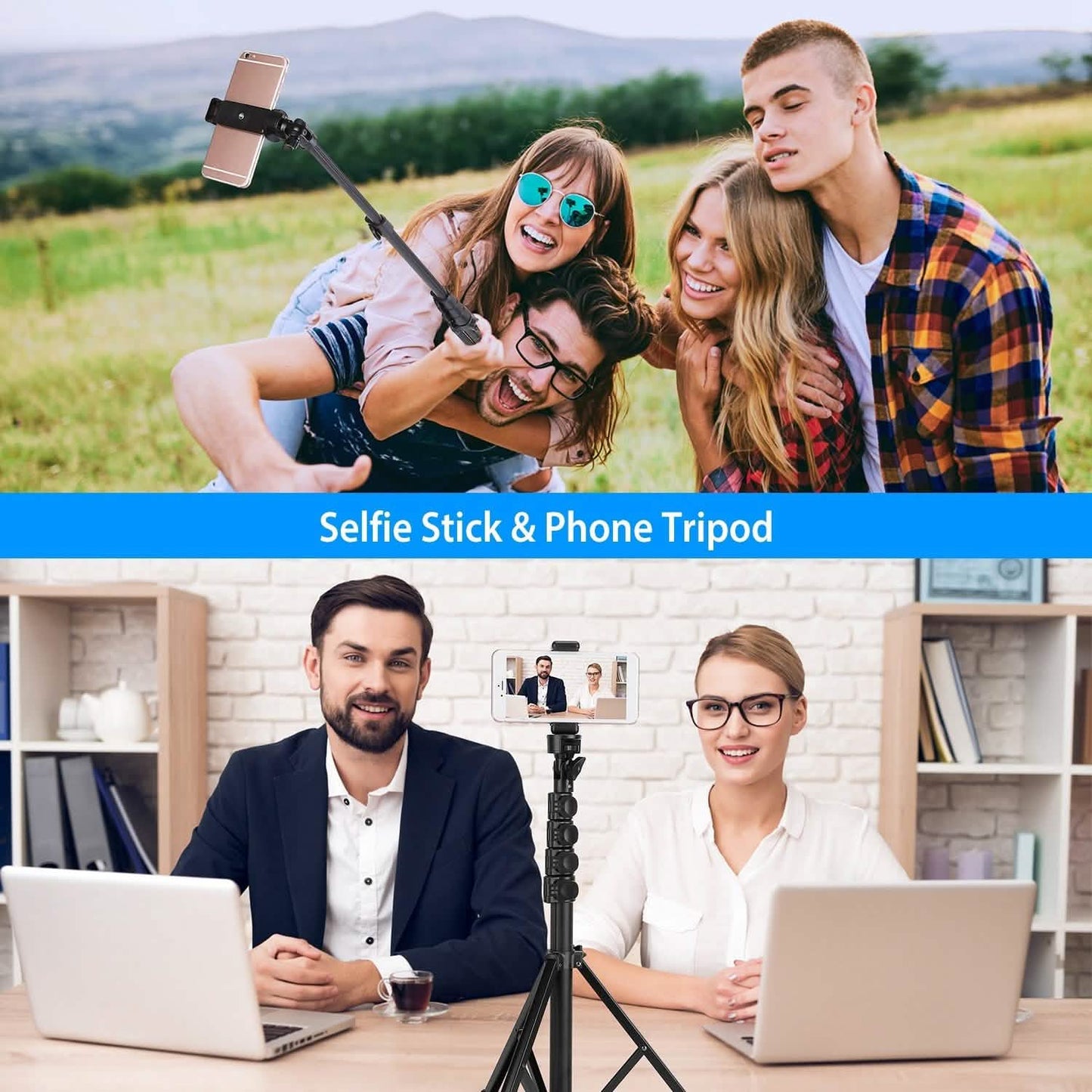 Selfie Stick Tripod Wireless Desktop Phone Tripod Stand DailySale