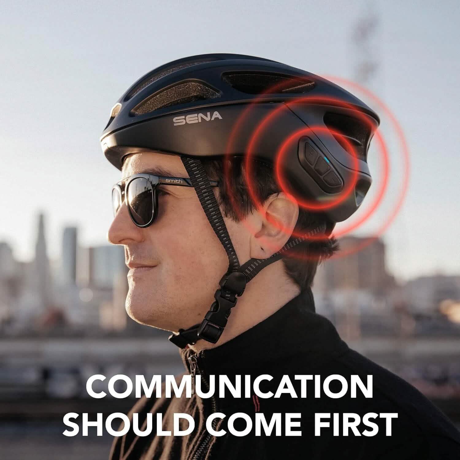Sena R1 / R1 EVO Smart Communications Cycling Helmet  (Refurbished) DailySale