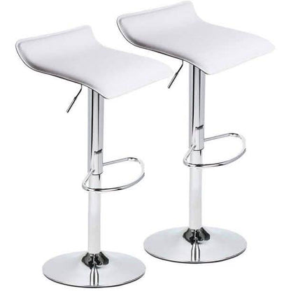 Set of 2: Adjustable Swivel Barstools DailySale