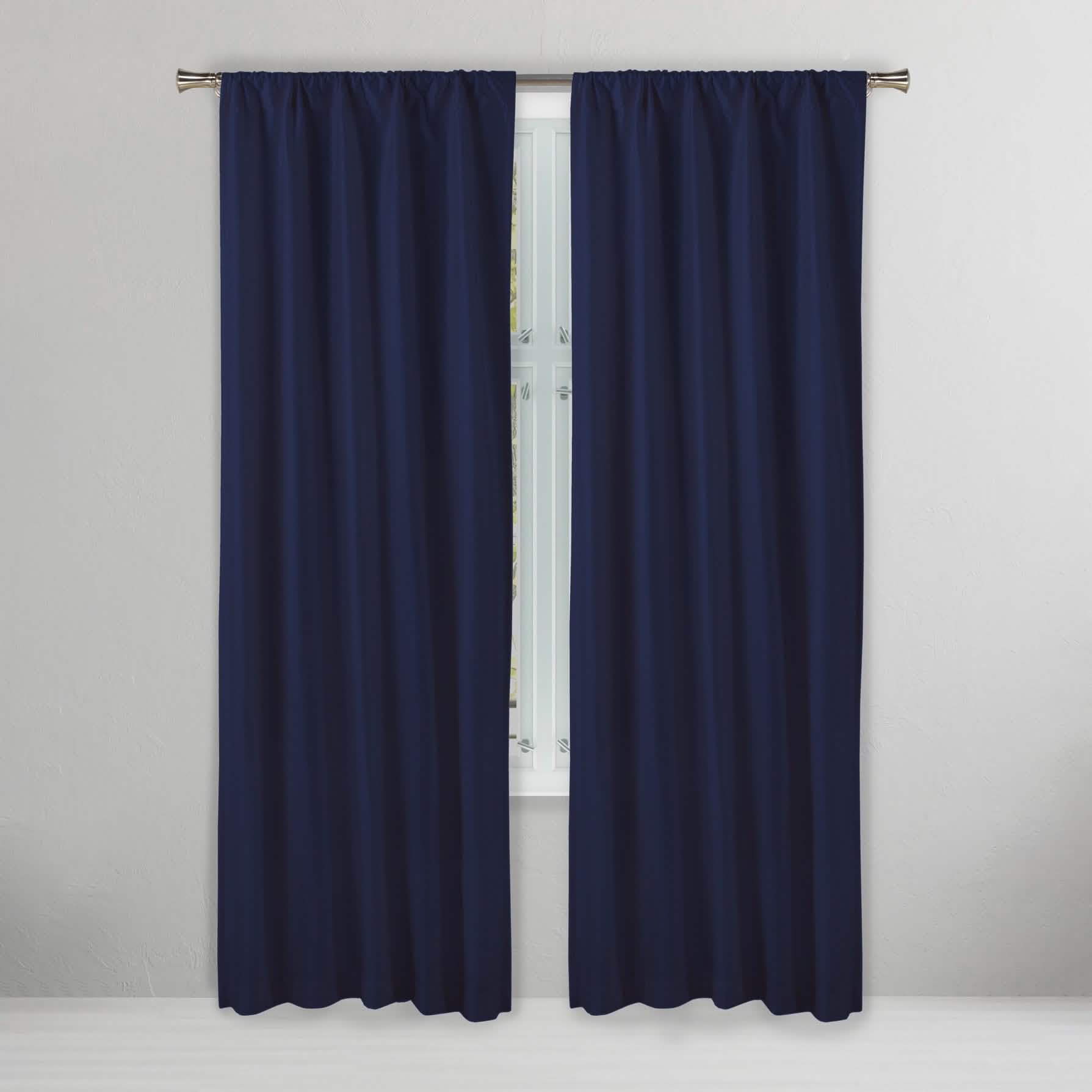 Set of 2: Embossed Crinkie Semi-Sheer Window Curtain Pair Panel DailySale